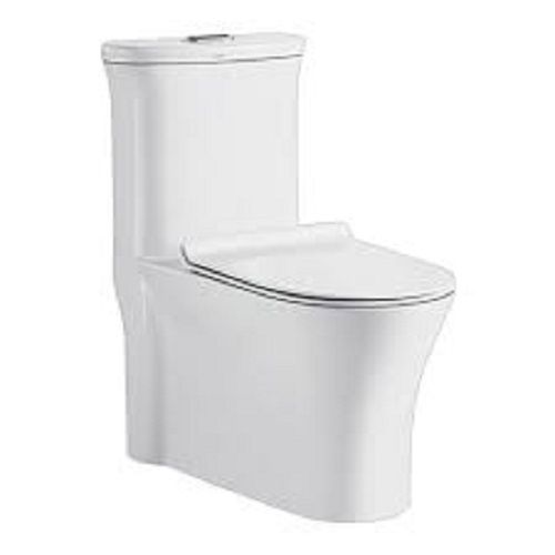 Toilet Seats - Ceramic, 33cm Round, White | One Piece Structure, Water & Scratch Resistant, Easy to Clean with Water