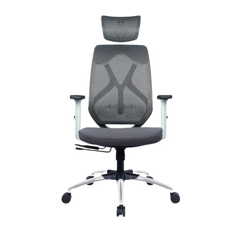 10 Kg Comfortable Matte Finish Stainless Steel And Mesh Executive Chair 