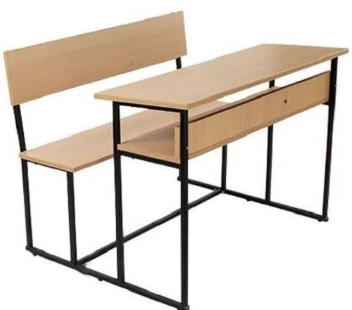 2.5 Feet Length Wooden School Bench For School No Assembly Required