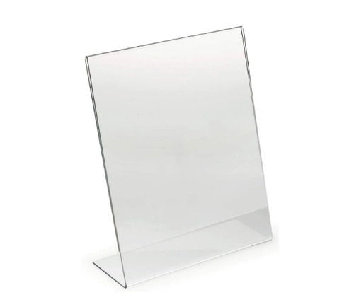 3.5x8 Inches Glossy Transparent Acrylic Display Stand For Promotional Use