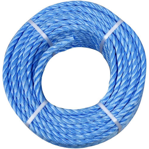 Blue 5 Mm 100 Meter Round Twisted Polypropylene Rope 