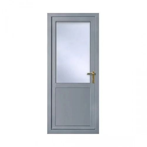 6.3 Mm Thick Rust Proof Powder Coated Plain Aluminium Door