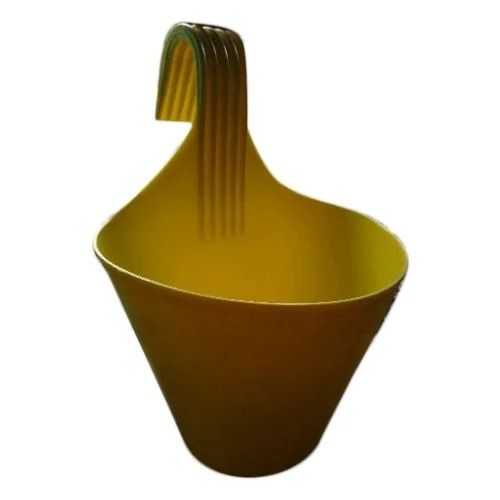 Golden 8 Inch Glossy Finished Pvc Wall Hooks Hanging Flower Planter