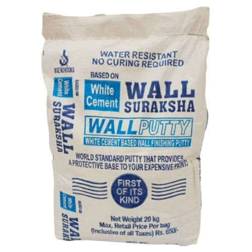 99% Pure Powder Form White Cement Based Wall Putty For Finishing Use