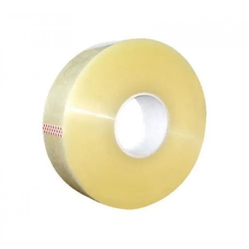 Yellow Anti Static High Gloss Single Sided Self Adhesive Bopp Tape For Packaging Use