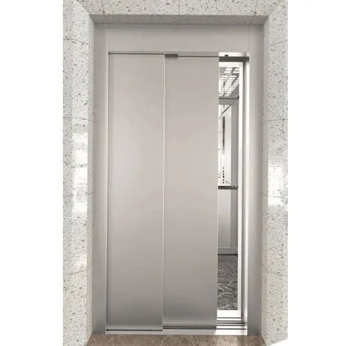 Calling Box Control Single Door Rectangular Stainless Steel Elevator Doors