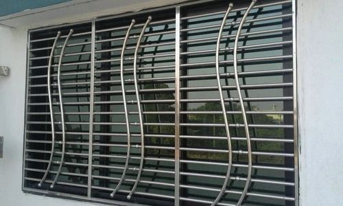 Premium Black Mild Steel Window Grill in Anand at best price by