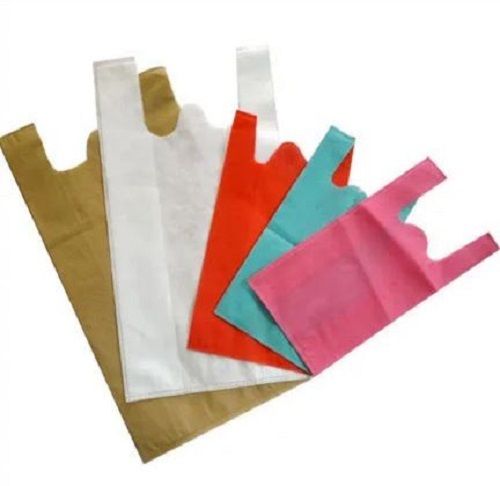 Mutlicolor Multi Color Soft Handle Non Woven W Cut Bag For Shopping