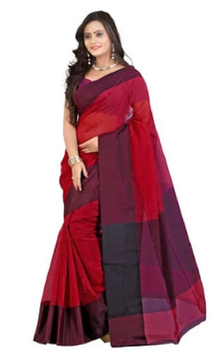 Casual Wear Shrink Resistant Breathable Cotton Plain Traditional Ladies Sarees