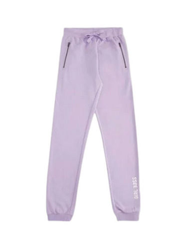 Regular Fit Casual Wear Plain Dyed Polyester Cotton Track Pant For Ladies Age Group: Adults