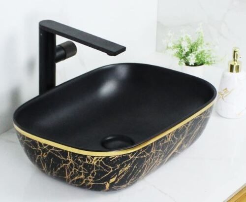 Ceramic Satin And Glossy Wall Mounted Wash Basin For Bathroom