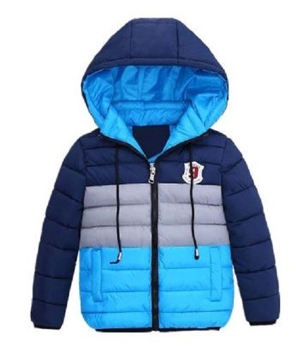 100 % Polyester Very Warm Breathable And Comfortable Kids Jacket For Winter Use Chest Size: 15