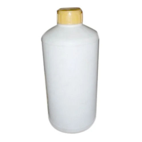 White 1000 Ml Round Plastic Bottle For Chemical And Oil Usage 