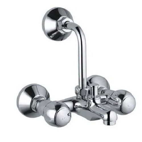 Mutitasking 15 Inch Polished Stainless Steel Wall Mixer 