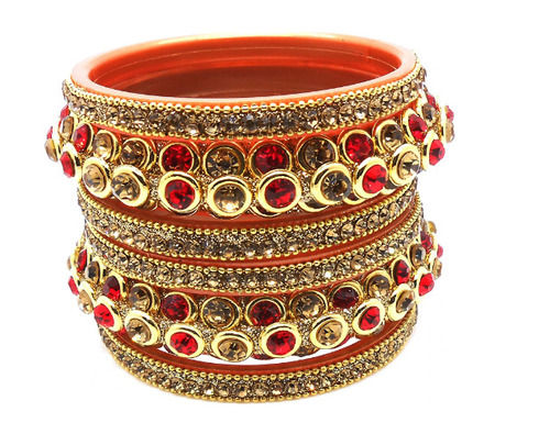 2.5 Inches Party Wear Sparkling Plastic Designer Bangles