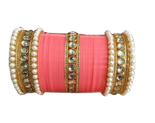 Party 2.6 Cm Fashion Plastic And Kundan Artificial Bangles For Women Use