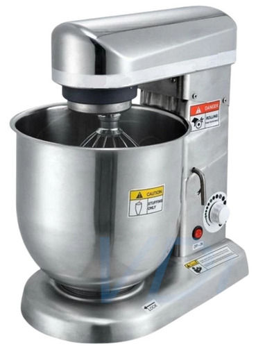 Silver 5 Liter Capacity 750 Watt 240 Voltage Stainless Steel Body Electric Food Mixer