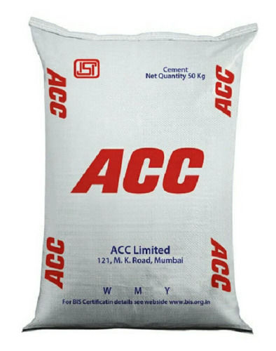 Grey 50 Kg Ultrafine 53 Mpa Acc Cement