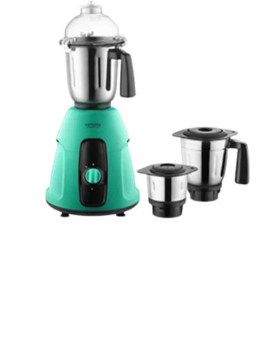 750 Watts 220 Volts 3 Jars Plastic And Stainless Steel Mixer Grinder