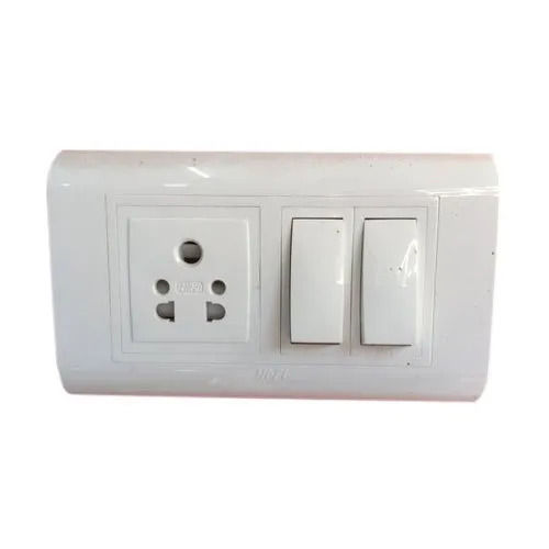 White 7X4 Inches Ip65 140 Volts 380 Grams Polycarbonate Electrical Switches