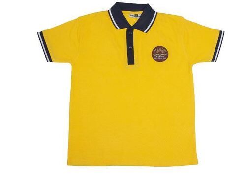 Cotton Short Sleeves School T Shirts For Boy Age Group: 5-11