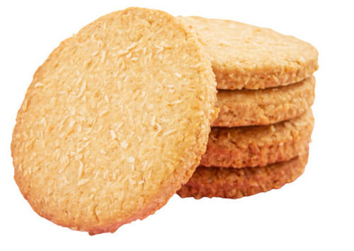 Crispy And Delicious Round Sweet Coconut Biscuit 