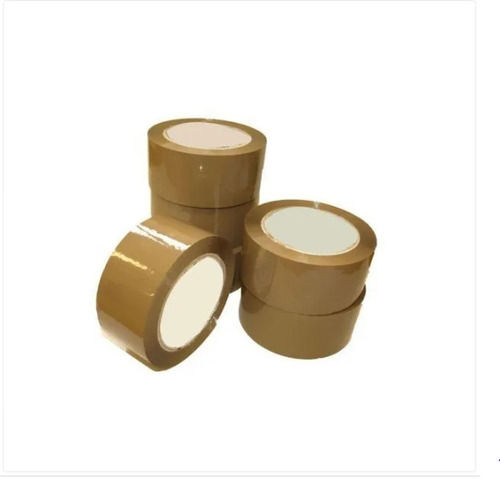 Brown High Strength Thick Single Sided Rubber Bopp Self Adhesive Tape 