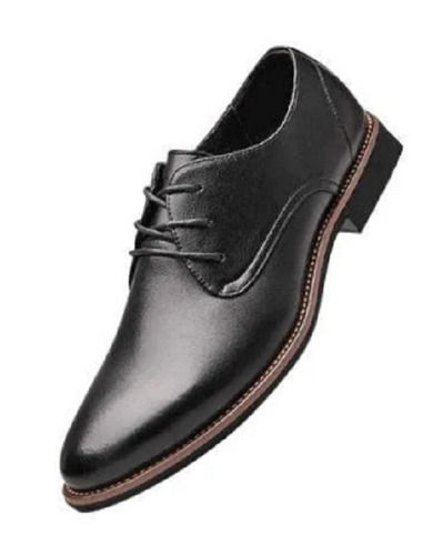 Pu Insole Leather Plain Formal Shoes For Men