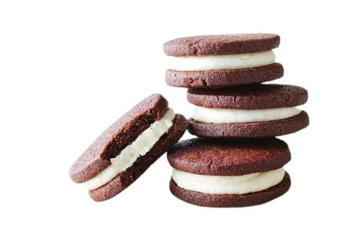 Round Semi Hard Sweet And Delicious Chocolate Cream Biscuit  Fat Content (%): 15 Percentage ( % )