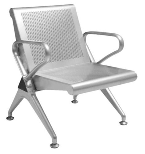 Rust Proof Rectangular Stainless Steel Chair For Waiting Room