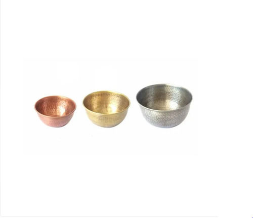 Smooth Shiny Polished Ball Theme Antique Imitation Metal Bowl Dimension(L*W*H): 8*7*4 Inch (In)