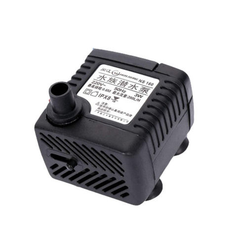 Black 0.5 Watt 12 Voltage Abs Plastic Body Aquarium Water Pump