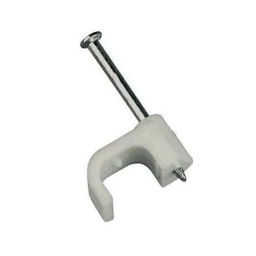 U 1 Inches Plastic And Stainless Steel Cable Clip For Wire Fittings