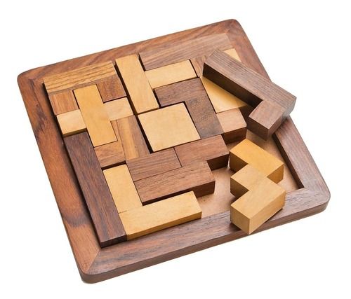 12X10 Inches And 16 Mm Thick Handcraft Wooden Puzzle  Age Group: 6-10 Years Old