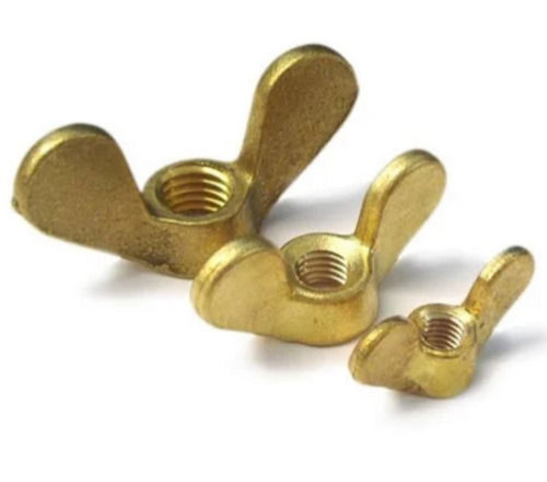 32 Mm Corrosion Resistant Round Brass Wing Nut For Industrial