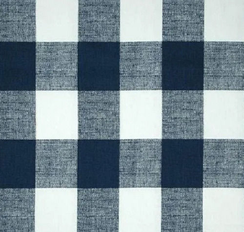 Quick Dry 58 Inch Width Cotton Check Fabric For Making Garments