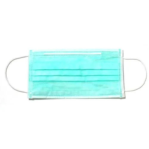 Antibacterial Disposable Free Size Non Woven Fabric 3 Ply Face Mask Age Group: Suitable For All Ages