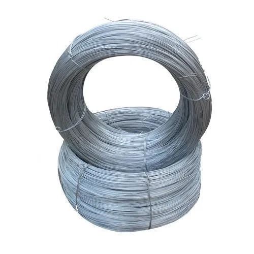 Silver Corrosion Resistance Galvanized Mild Steel Binding Wire For Industrial Use