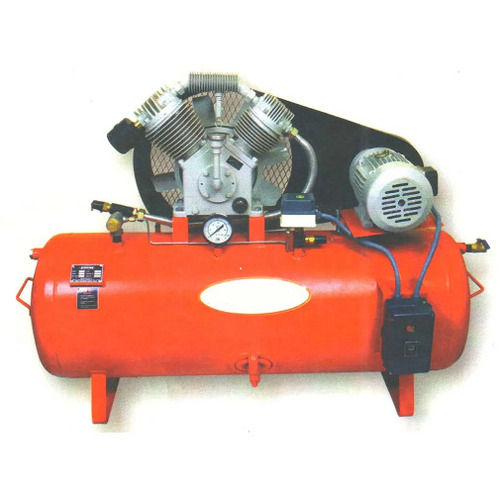 Electric Lubricated New Mild Steel Air Compressor With Motor For Industrial Usage Air Flow Capacity: 2.8 Cubic Feet Per Minute (Ft3/Min)