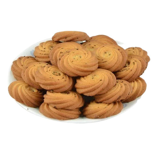 Gluten Free Low Carb Salty And Tasty Crispy Round Ajwain Biscuit Fat Content (%): 1.8 Percentage ( % )