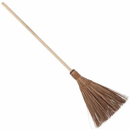 Long Coconut Floor Broom, 3 Feet Size