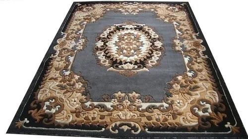 Non Slip And Soft Rectangular Printed Floor Carpet For Indoor Non-Slip