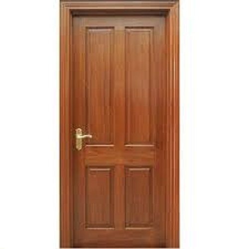 Inward Open Style Rectangular Termite Resistant Solid Wooden Door for Entry