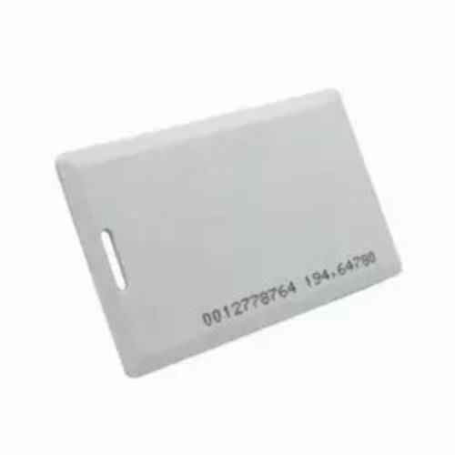 1.2 Mm Thick 86x54 Mm Rectangular Plain Plastic Rfid Card