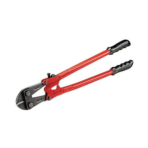 Red 10 Inches Carbon Steel Bolt Cutter For Automotive Industry Use