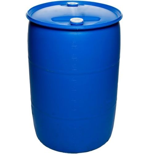 Blue 200 Liter Capacity 9.5 Kilogram Cylinder Shaped Plastic Drum For Industrial Use