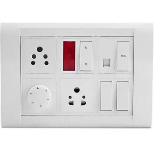 220 Volt Plastic Electrical Switch Boards For Home And Office