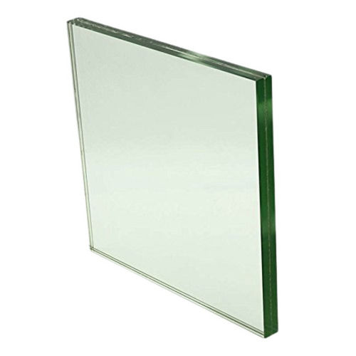 Transparent 4 Mm Thick Heat Reflective Flat Solid Laminated Safety Glass For Partition Use