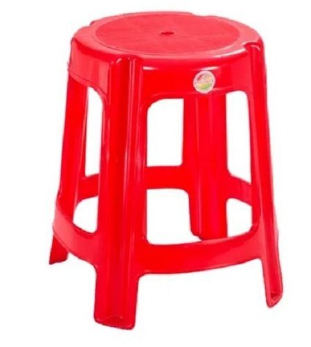 Red 4X2X4 Feet Modern Hdpe Plastic Stool