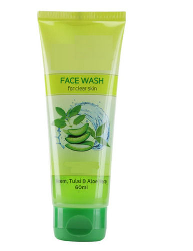 60 Ml Neem Tulsi And Aloe Vera Herbal Gel Face Wash